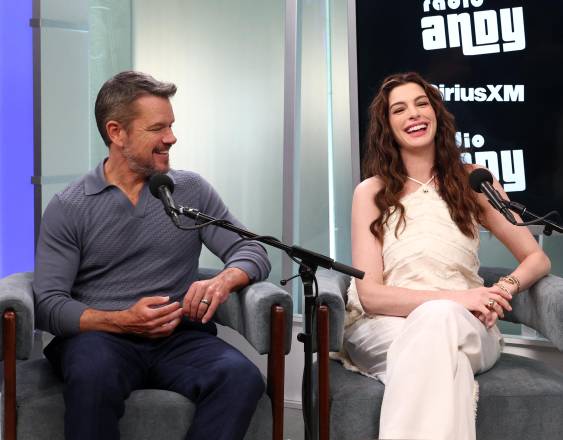 AFP | Matt Damon and Anne Hathaway
