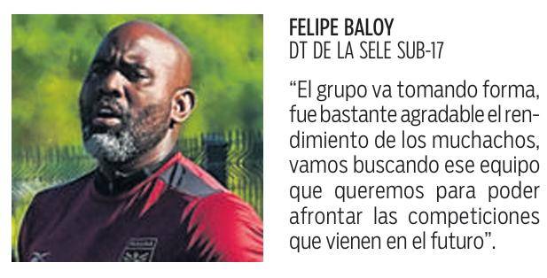 $!Sub-17 intensifica su paso