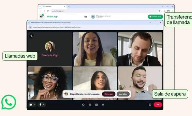 Las llamadas llegan a WhatsApp Web