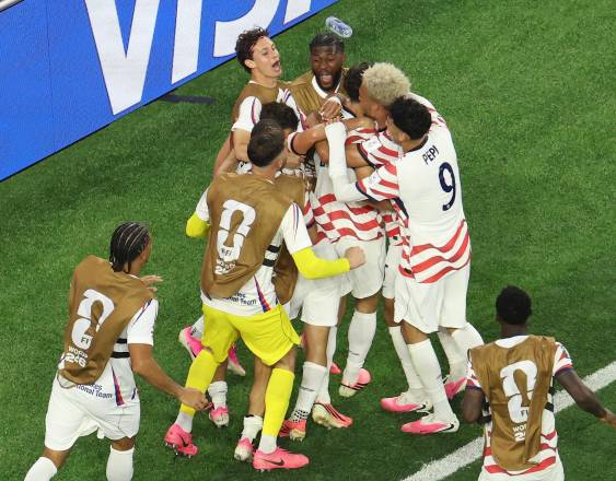 AFP | Jugadores de los Estados Unidos.