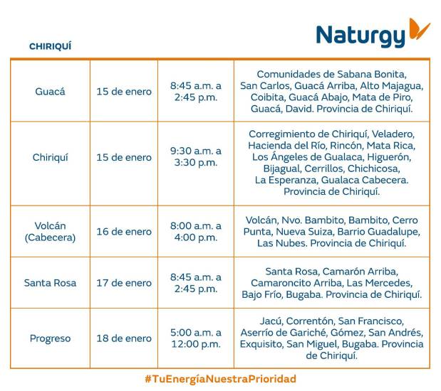 $!Aviso importante: Trabajos de mantenimiento en la red eléctrica del 12 al 18 de enero 2026