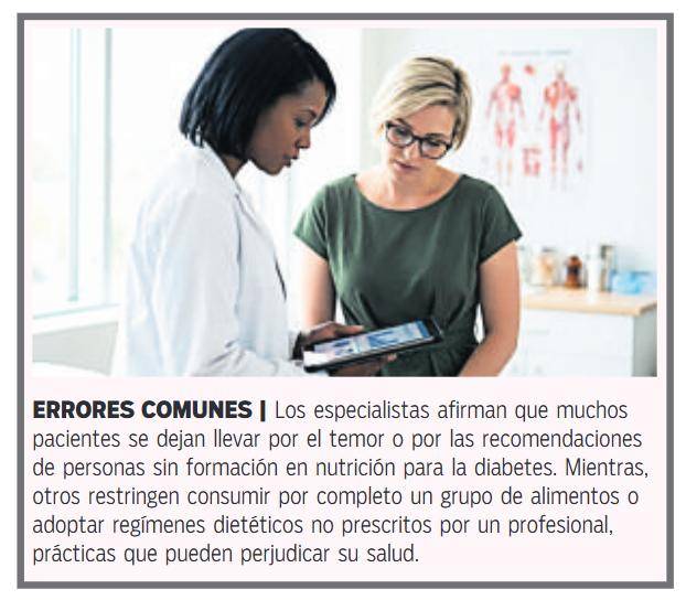 $!La alimentación para los diabéticos