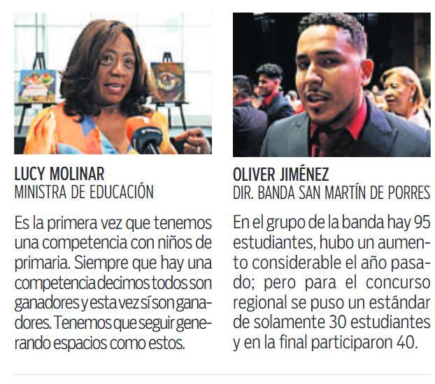 $!Estudiantes de Veraguas ganan Concurso Infantil de Bandas