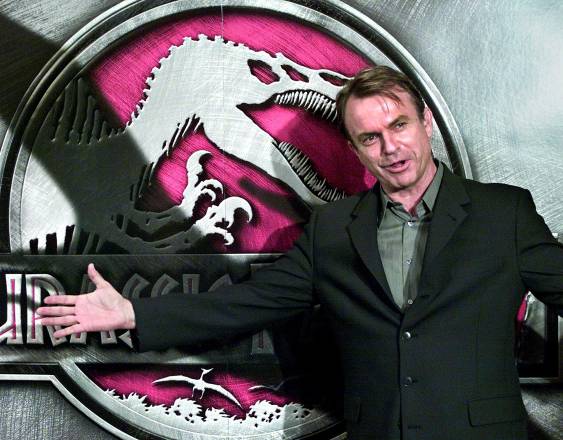 El actor Sam Neill, conocido por su rol en la película Parque Jurásico.