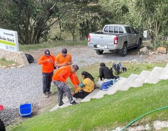 ML | Durante la atención a las turistas.