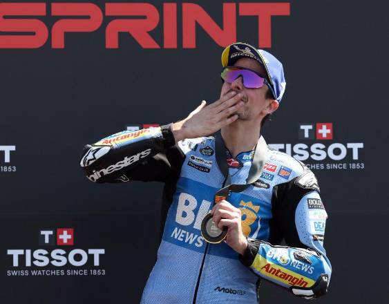 LLUIS GENE / AFP | Alex Márquez, del equipo Gresini Racing MotoGP.