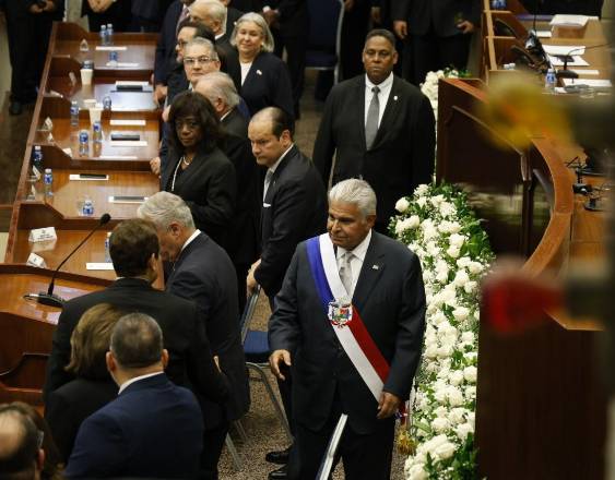 ML | El presidente Mulino en la Asamblea.