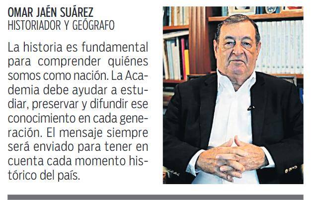 $!Academia de la Historia vuelve para cuidar el legado del país