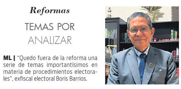 $!Ley propone menos dinero para campañas y más castigo al fraude
