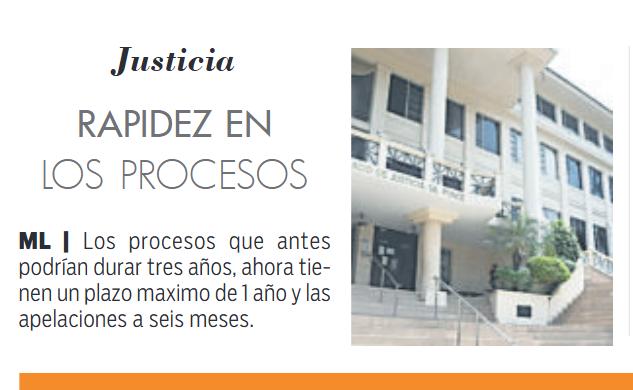 $!Código Procesal Civil con 97% de expedientes concluidos en su primer año
