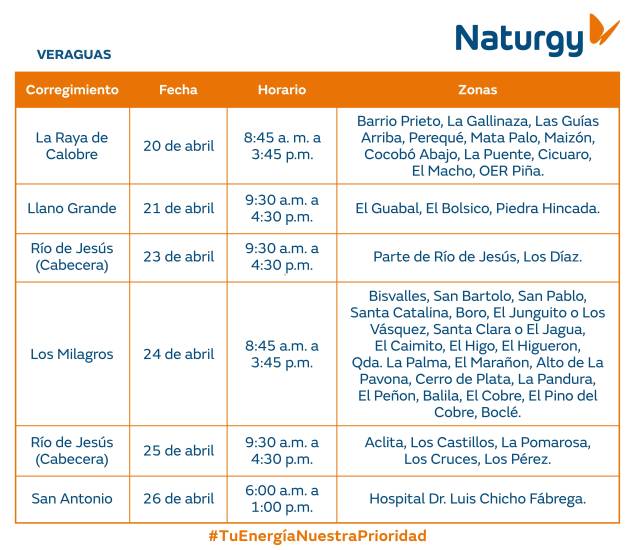 $!Aviso importante: Trabajos de mantenimiento en la red eléctrica del 20 al 26 de abril de 2026