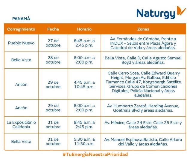 $!Aviso importante: Trabajos de mantenimiento en la red eléctrica del 26 de octubre al 1 de noviembre de 2026