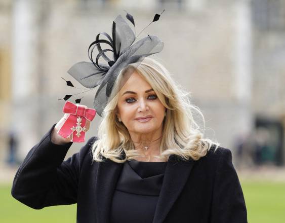 La cantante británica Bonnie Tyler.