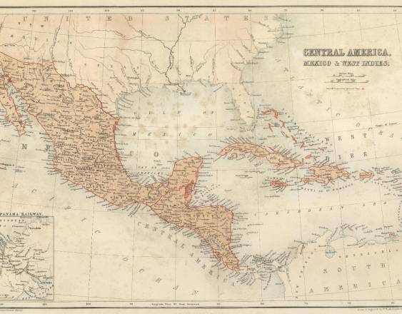 David Rumsey Map Collection | Mapa de Centroamérica.