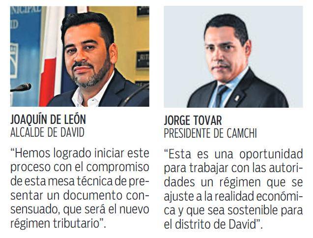 $!Diálogo para decidir el nuevo régimen impositivo de David durará tres meses