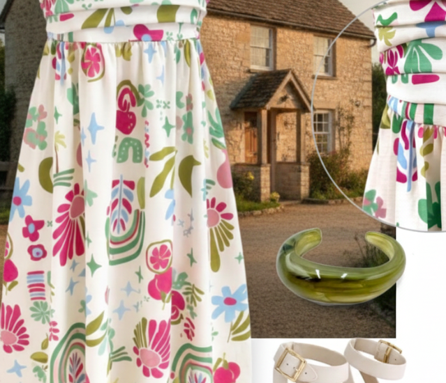 Conjunto: Vestido B/.12.99. Plataformas B/.29.99. Conway, Albrook Mall.