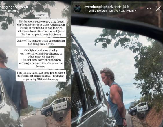 Investigarán a uniformados por presunta “coima” a turista en carretera