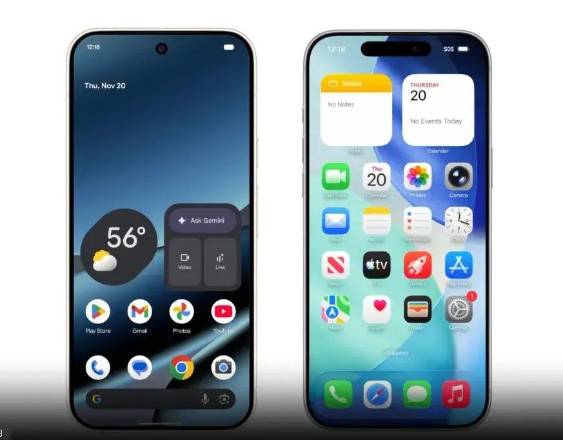 Portaltic/EP | Un Google Pixel 10 junto con un iPhone 17.- GOOGLE