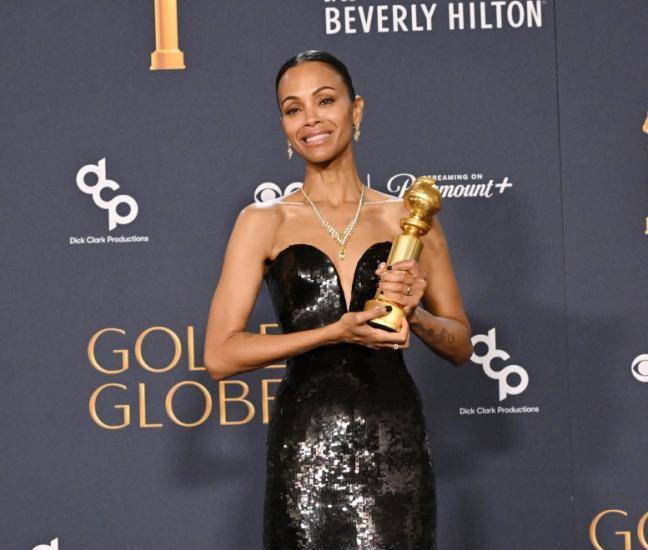 Las estrellas de Hollywood resplandecen de dorado en los Globos de Oro