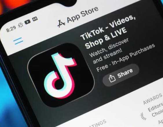 Imagen de TikTok en la App Store de Apple.