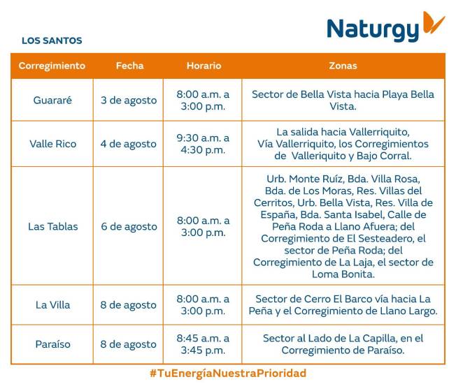 $!AVISO IMPORTANTE: Trabajos de mantenimiento en la red eléctrica del 3 al 9 de agosto de 2026
