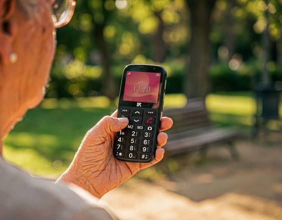 Teléfono básico para personas mayores Polaris Pure.
