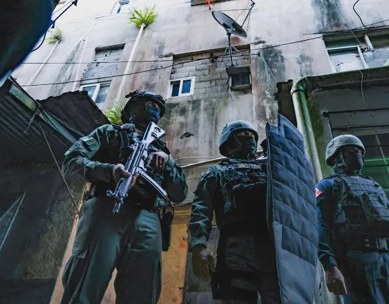 ML | Policías de la operación “Odiseo”.