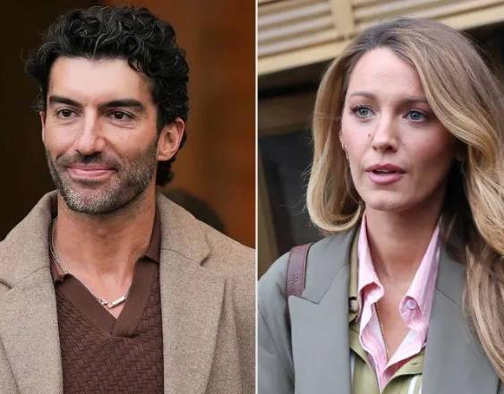 Los actores Justin Baldoni y Blake Lively.