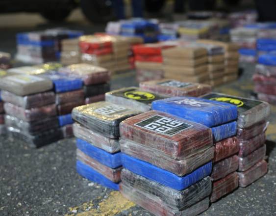 Ml | Parte de la droga incautada que tenía como destino Reino Unido.