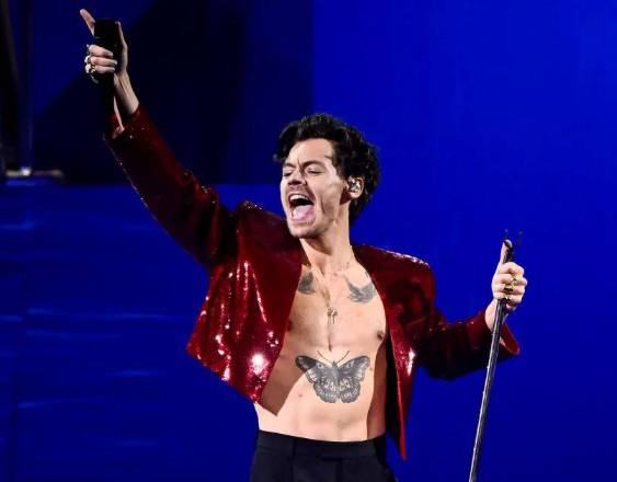 Harry Styles se cae en concierto en Ciudad de México