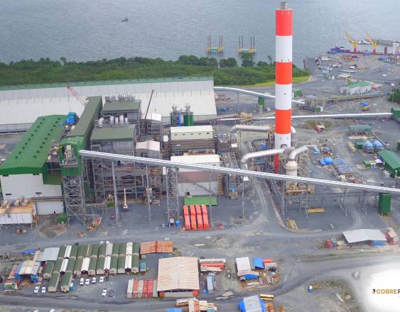 ML | Vista panorámica de la planta de energía eléctrica de la mina.