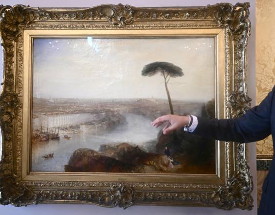 El lienzo “Roma, desde el monte Aventino” del pintor británico William Turner.
