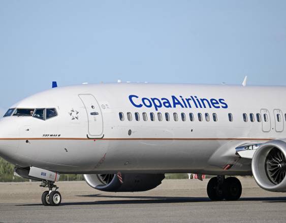 JUAN BARRETO / AFP | Aeronave de Copa Airlines.