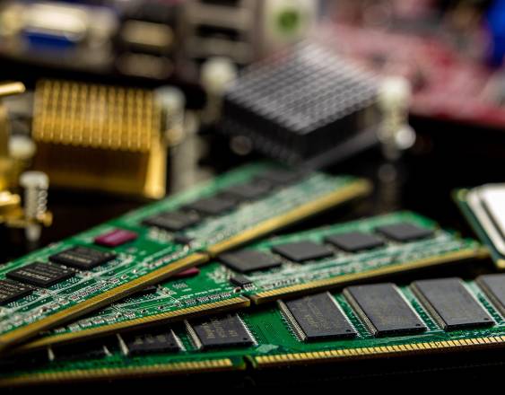 Pexels | Chips de memoria.