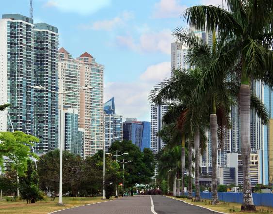 ML | Vista de edificios en la ciudad de Panamá.