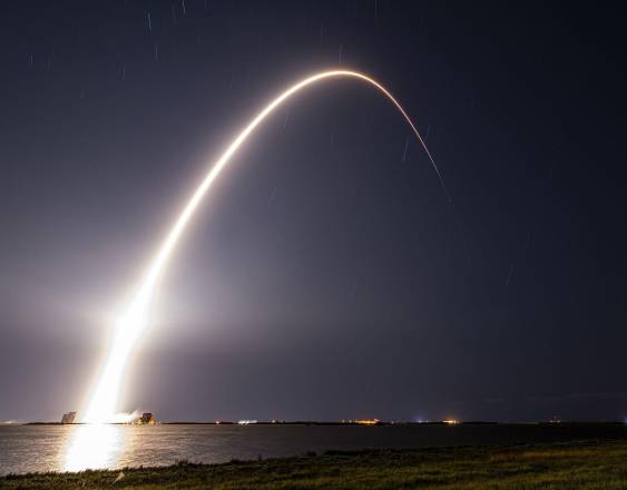 (Foto de ARCHIVO) Lanzamiento del SpainSat NG II