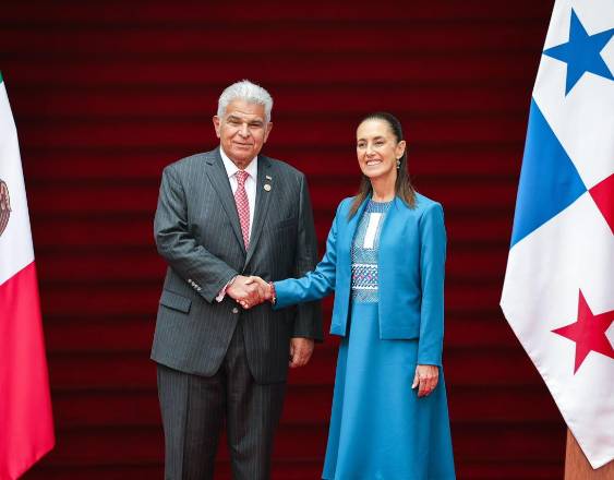 ML | Los presidentes José Raúl Mulino y Claudia Sheinbaum.