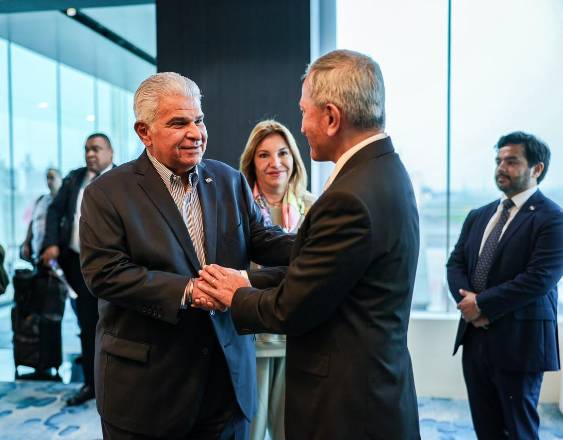 ML | El presidente de la República, José Raúl Mulino a su llegada.