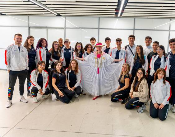 Cortesía | Estudiantes que forman parte de la banda de Costa Rica.