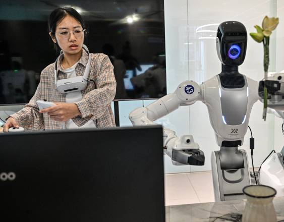 Robots de limpieza.