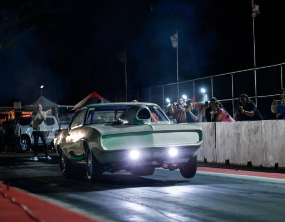 Cortesía Autódromo Panamá | Uno de los vehículos en una prueba de aceleración en la pista del Autódromo Panamá, en el distrito de Capira, provincia de Panamá Oeste.