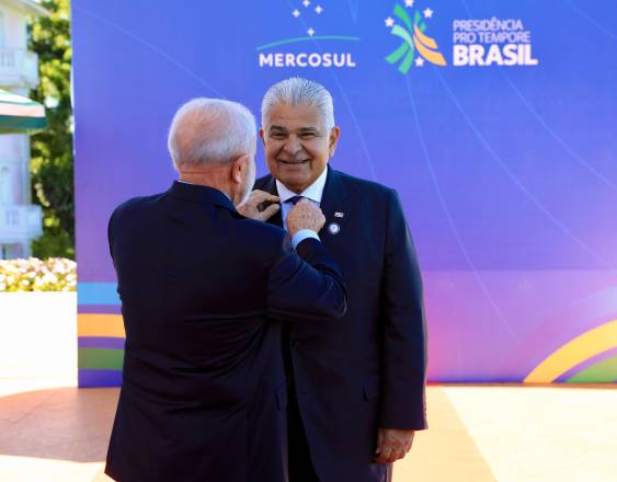 ML | Luiz Ignacio Lila Da Silva con el presidente José Raúl Mulino