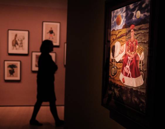 AFP | La pintura “Árbol de la Esperanza, Manténgase Firme” de Frida Kahlo