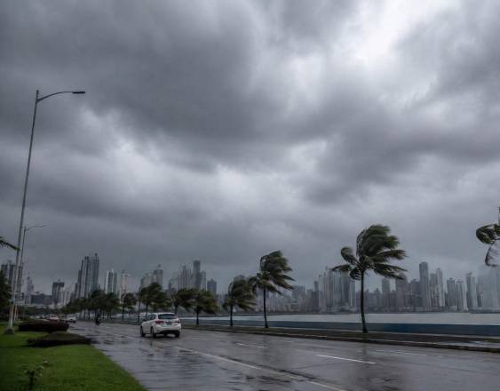 Cortesía | La ciudad de Panamá, con el día nublado.