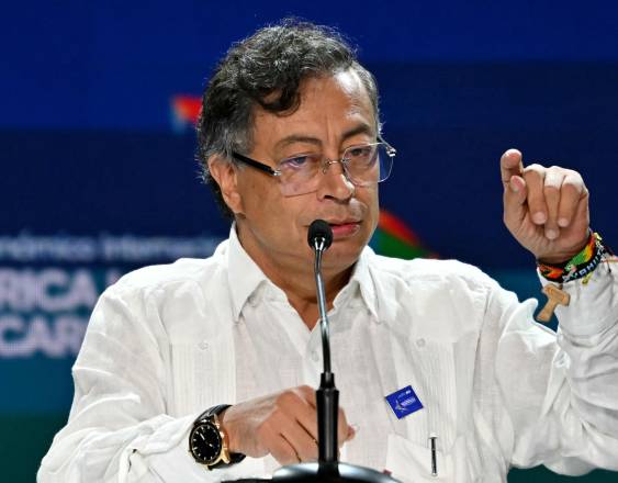 AFP | Gustavo Petro, presidente de Colombia.