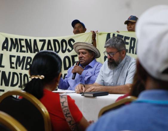 @IglesiaPA | Durante la conferencia de prensa.