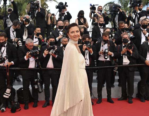 AFP | La actriz estadounidense Maggie Gyllenhaal, en la 74.ª edición del Festival de Cine de Cannes, 2021.