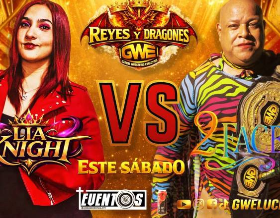 ML | La promo para la lucha de este 10 de enero de Lía Knight y su contricante 2 Face.
