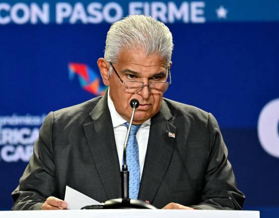 MARTIN BERNETTI AFP | El presidente de la República José Raúl Mulino.