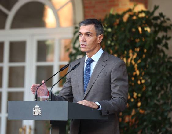 El presidente del Gobierno español, Pedro Sánchez.